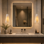 910 Cylindrical Alabaster Wall Lamp - Copper Single - Supplier Replacement