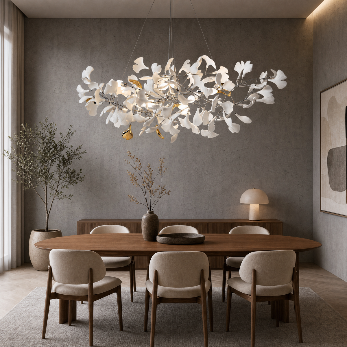 980 - Black Double Mirror Pendant Light