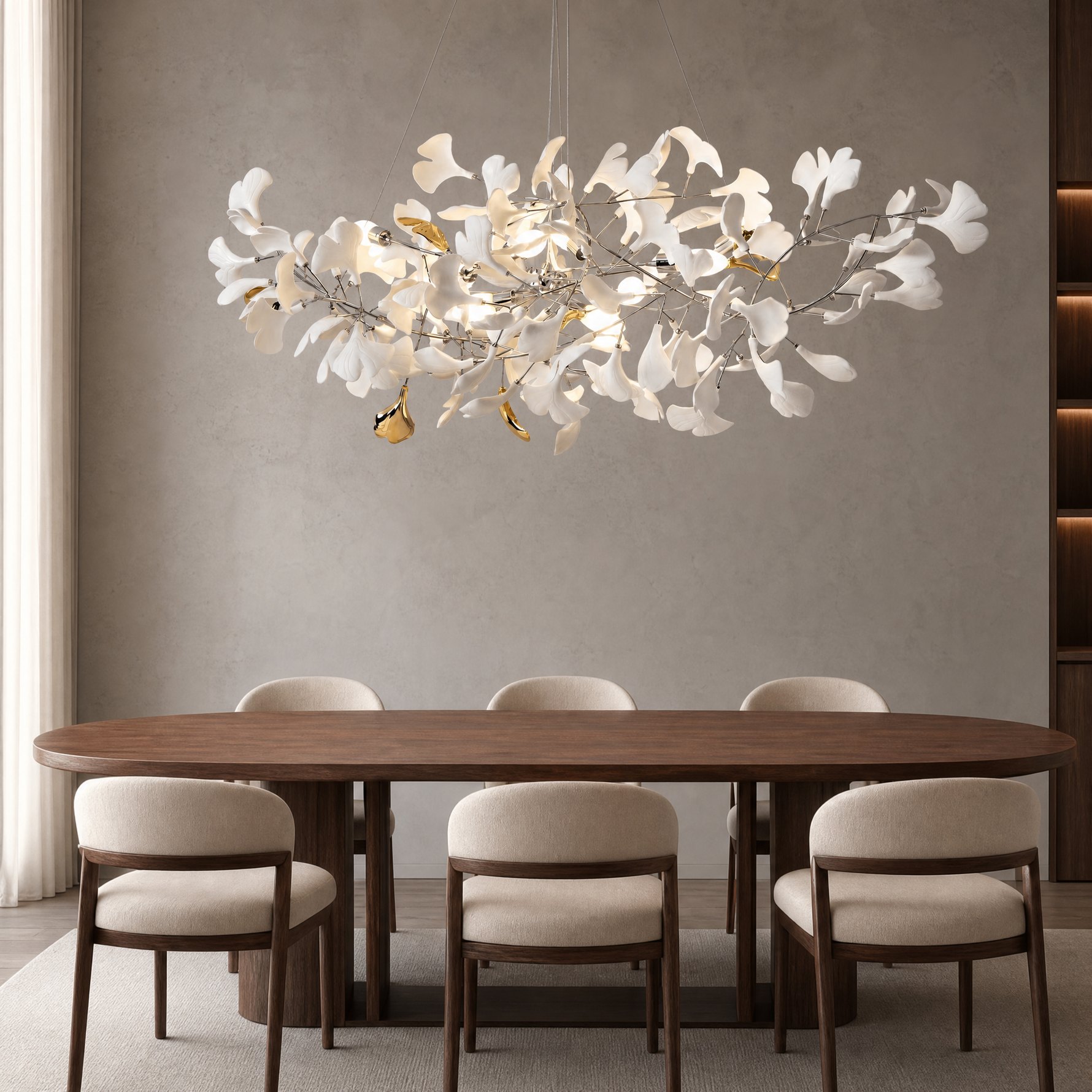 980 - Black Double Mirror Pendant Light
