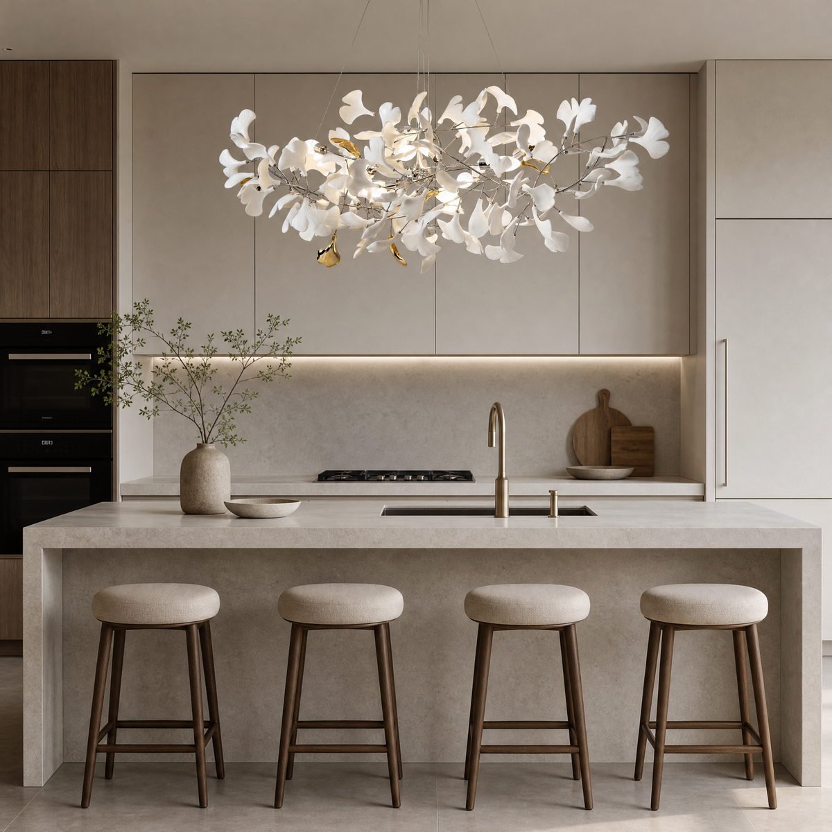 980 - Black Double Mirror Pendant Light