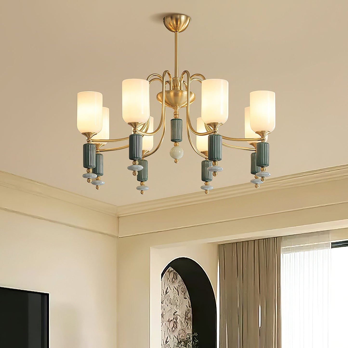 Luceren Ceramic Chandelier - YIOSI