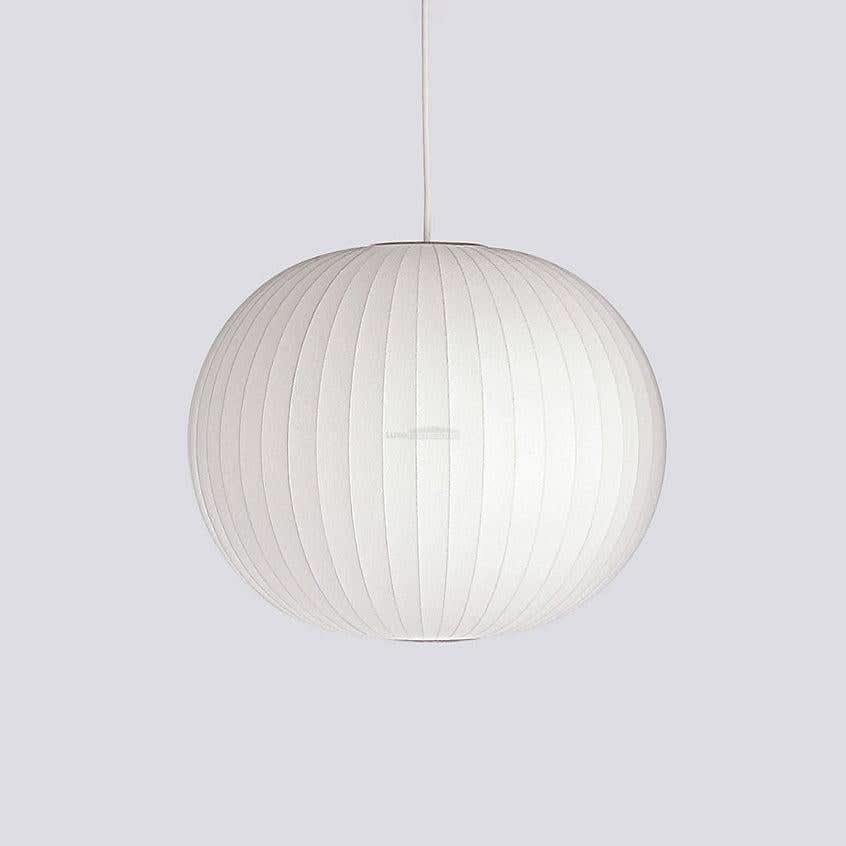 Bubble Pendant Light with Artificial Silk Lampshade - Yiosilamp