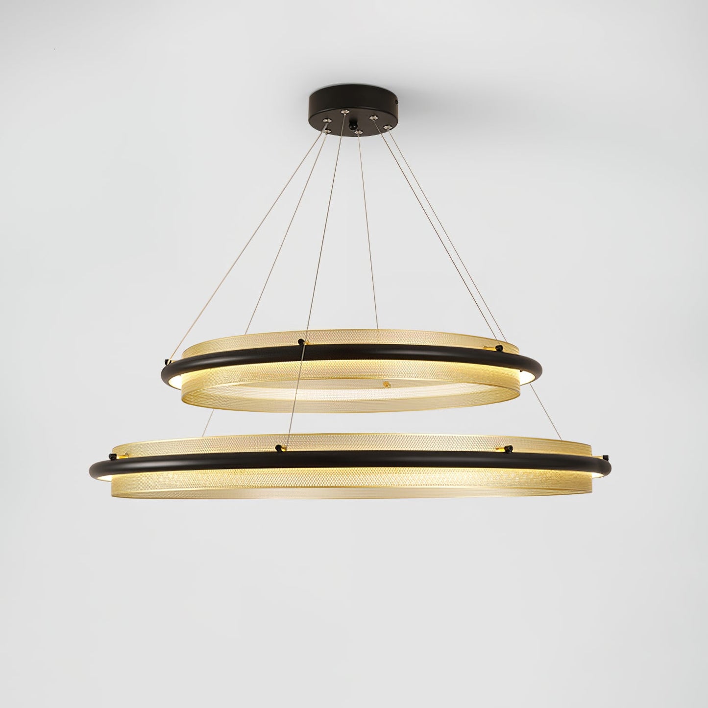 Acrylic LED Round Chandelier - YIOSI