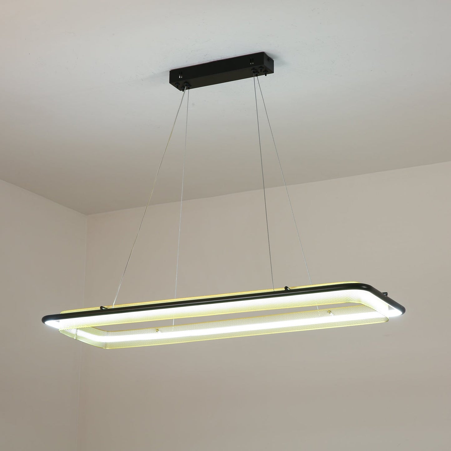 Acrylic LED Round Chandelier - YIOSI