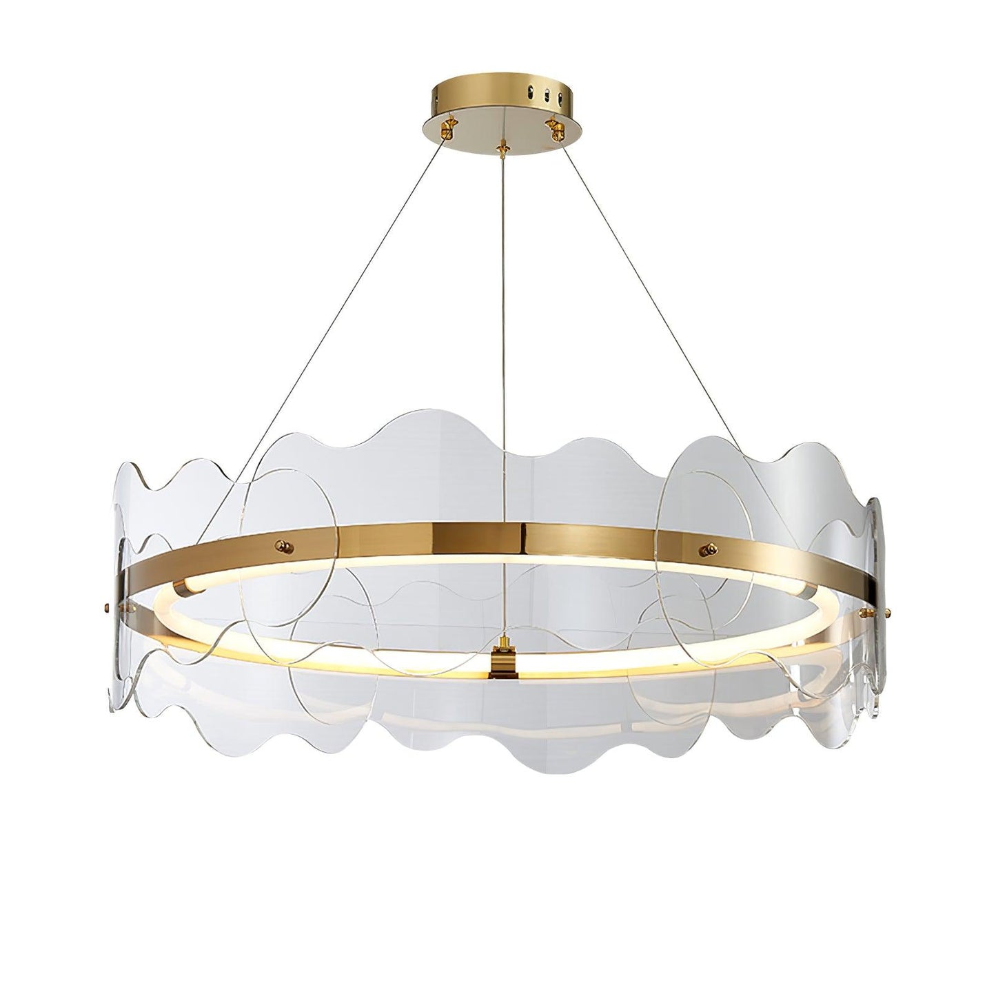 Acrylic Wave Chandelier - YIOSI