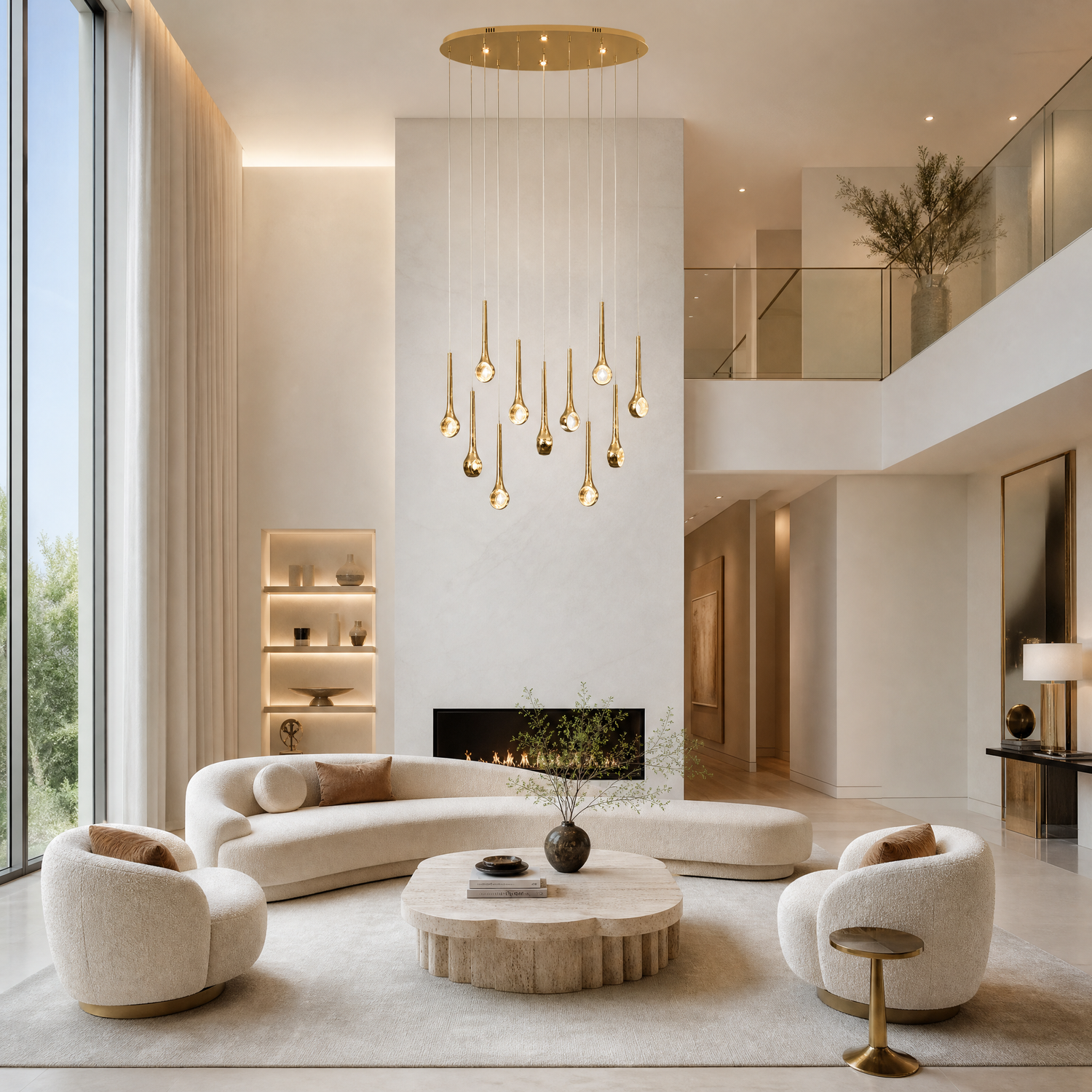 Adeline Crystal Raindrop Chandelier