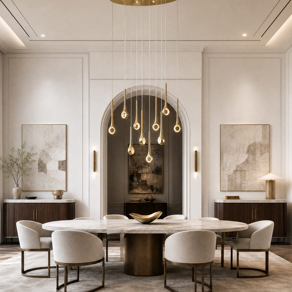 Adeline Crystal Raindrop Chandelier