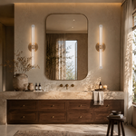 Alabaster Pendant Light 1200 - Matte Black