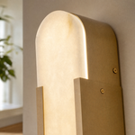 Alabaster Wall Sconce 350H Double - Copper