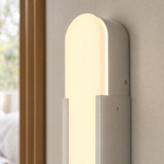 Alabaster Wall Sconce 500H Double - Nickel