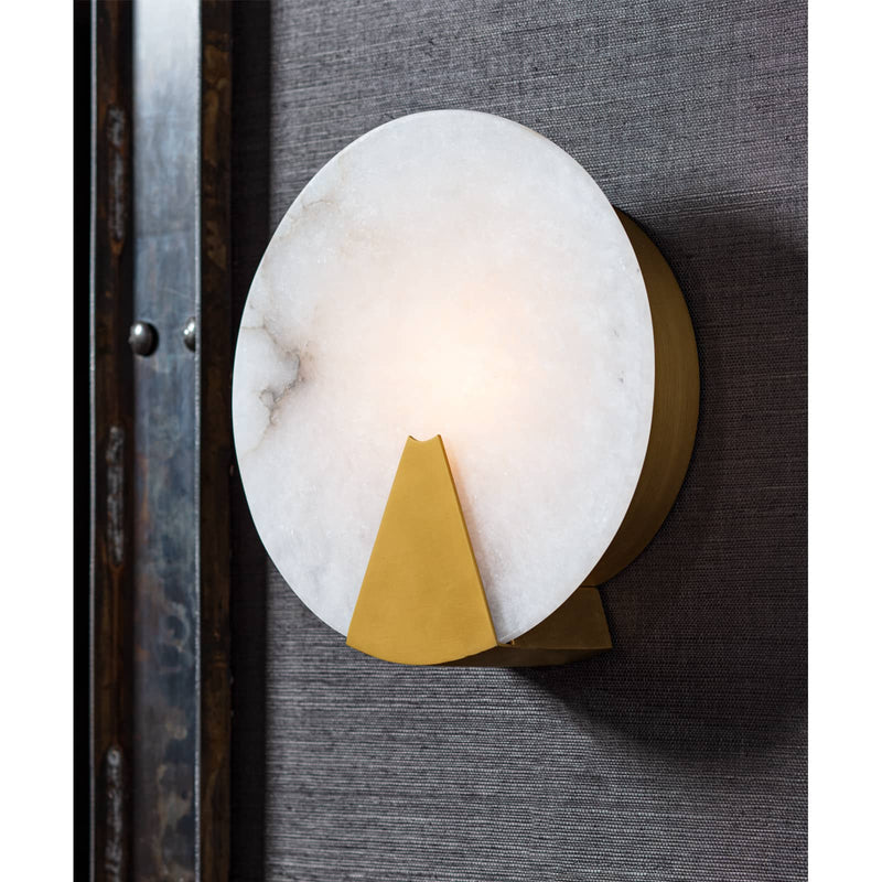 Paul Modern Alabaster Houston Wall Sconce For Bedroom
