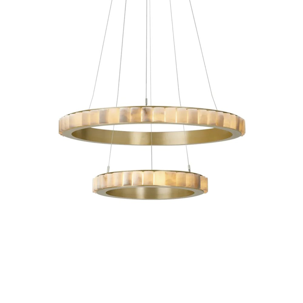 Alabaster Avalon Halo Chandelier - YIOSI
