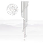 Elegant Alabaster Balls Cluster Chandelier with LED Glow