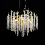 Albero Gold Crystal Chandelier with 8, 10, or 14 Heads