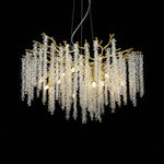 Albero Gold Crystal Chandelier with 8, 10, or 14 Heads