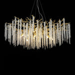 Albero Gold Crystal Chandelier with 8, 10, or 14 Heads