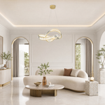 Aletta Slim Halo Chandelier