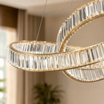 Aletta Slim Halo Chandelier
