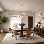 Aletta Slim Halo Chandelier