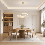 Aletta Slim Halo Chandelier