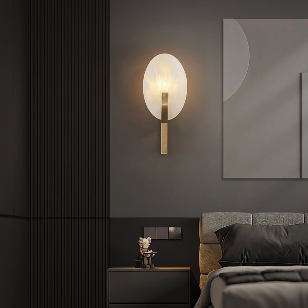 Alice Alabaster Plug - in Wall Lamp - YIOSI