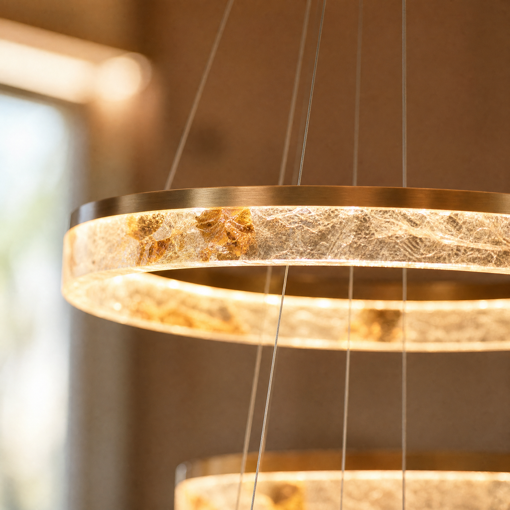 Alps Modern Sculptural Ring Chandelier