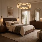 Amara Alabaster Round Ring Chandelier