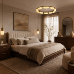 Amara Modern Ring Alabaster Chandelier