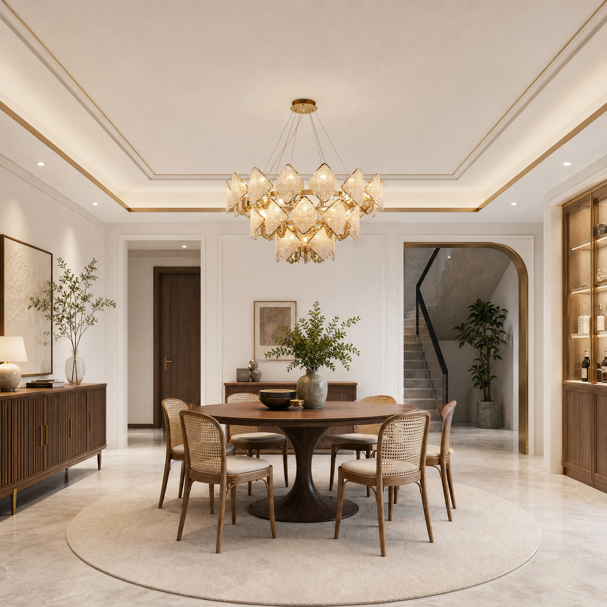 Ananas Pineapple Trio Chandelier