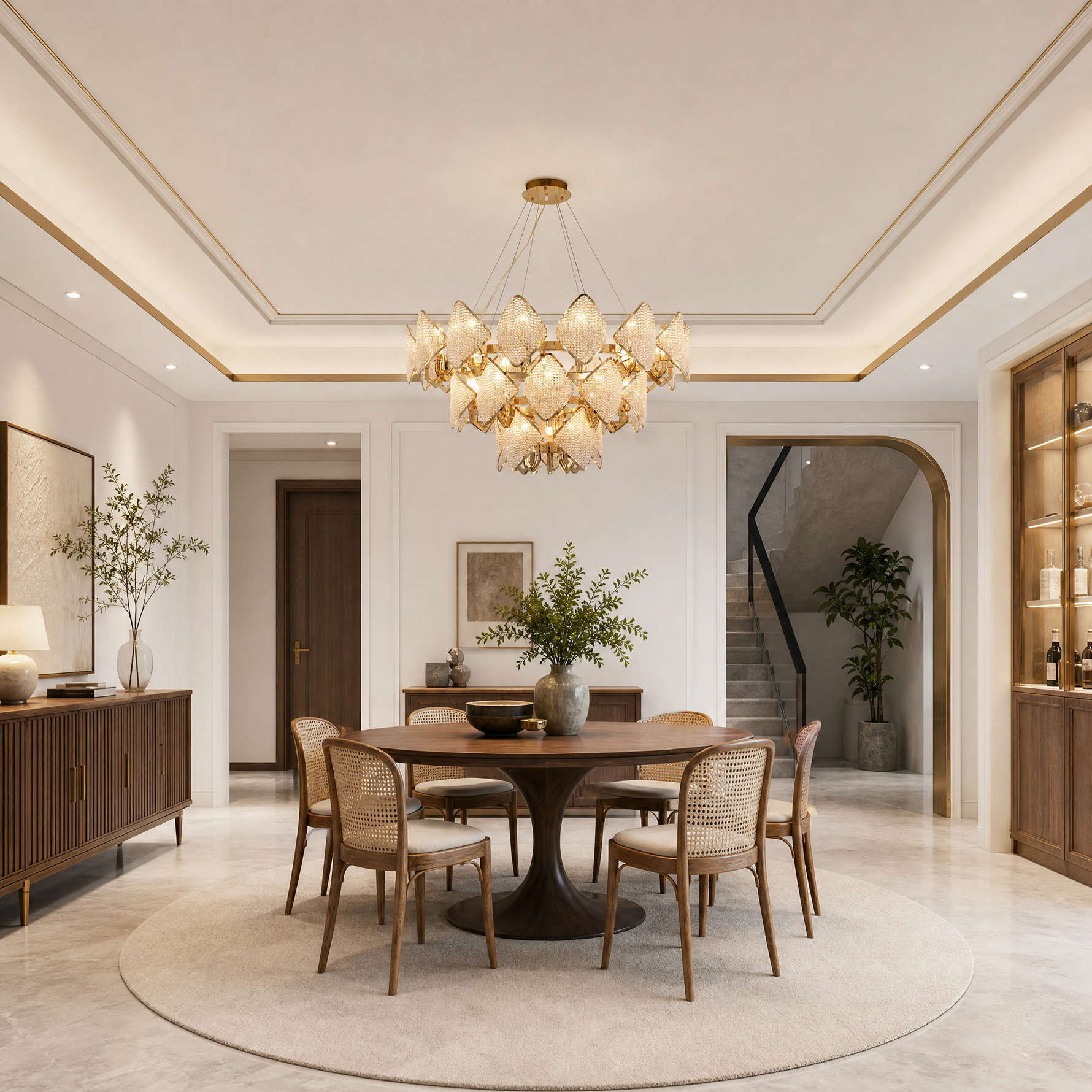 Ananas Pineapple Trio Chandelier