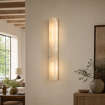 Anello Alabaster Vertical Wall Sconce