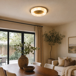 Anello Modern Alabaster Ceiling Light