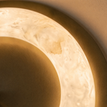 Anello Modern Alabaster Ceiling Light