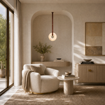 Anello Modern Alabaster Ring Pendant Light