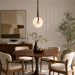 Anello Modern Alabaster Ring Pendant Light