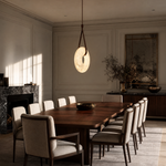 Anello Modern Alabaster Ring Pendant Light