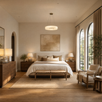 Anello Modern Round Alabaster Chandelier