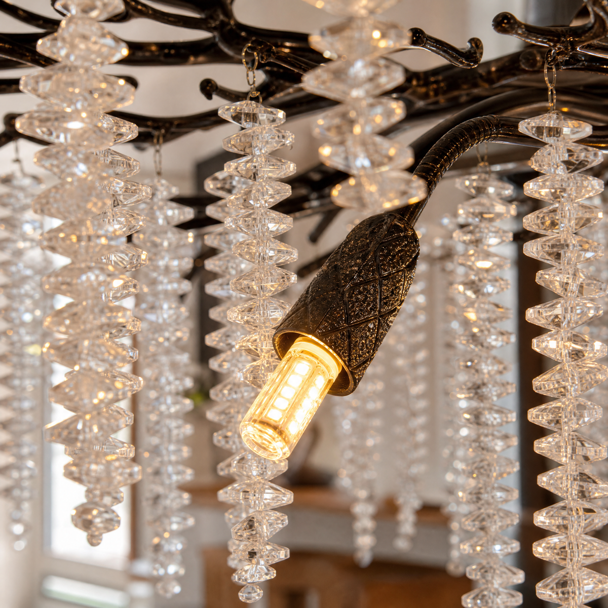 Aniseed Bead Branch Light L1200 - Black