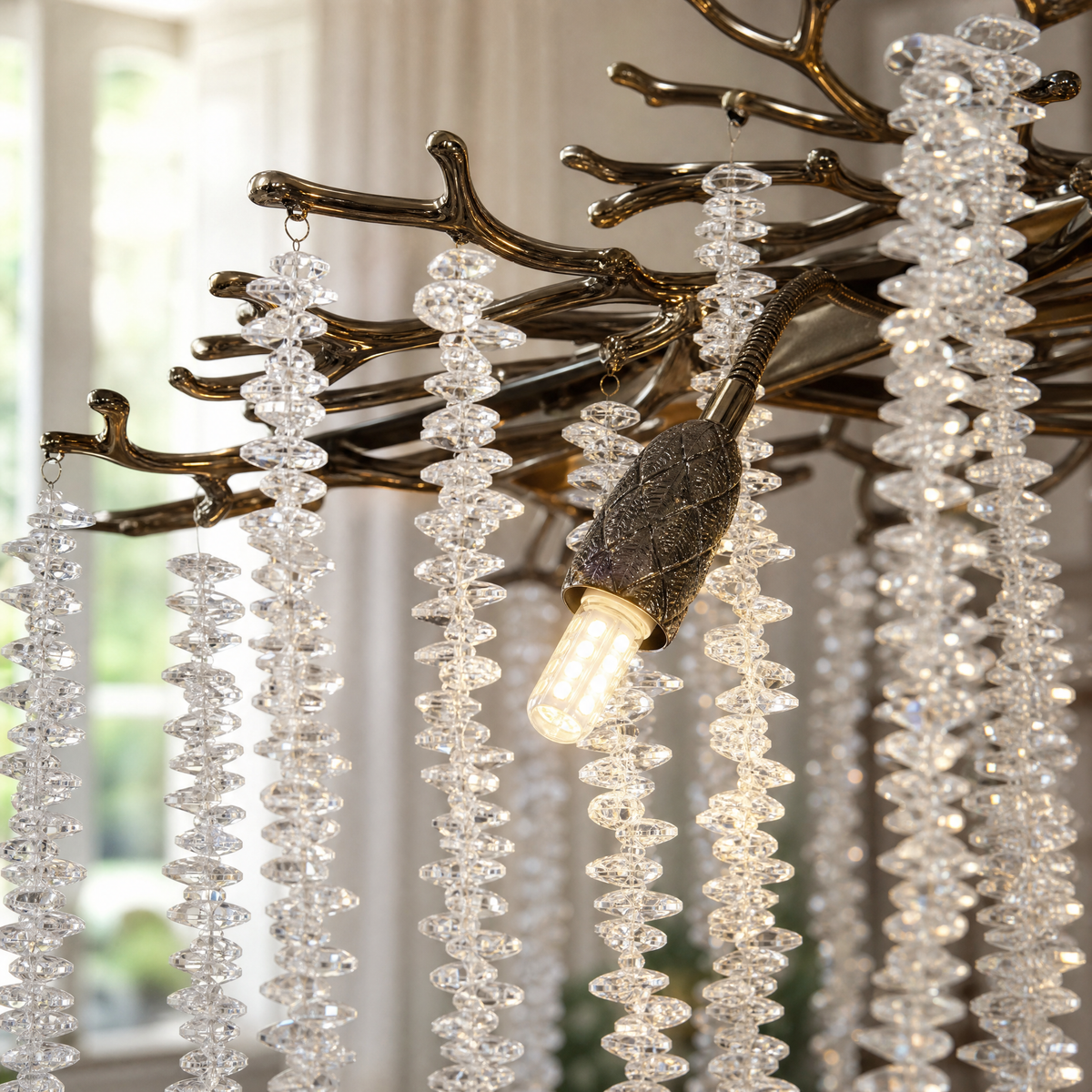 Aniseed Bead Branch Light L1200 - Black