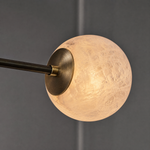 Arc Orb Alabaster Pendant Light