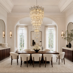 Aria Crystal Halo Chandelier