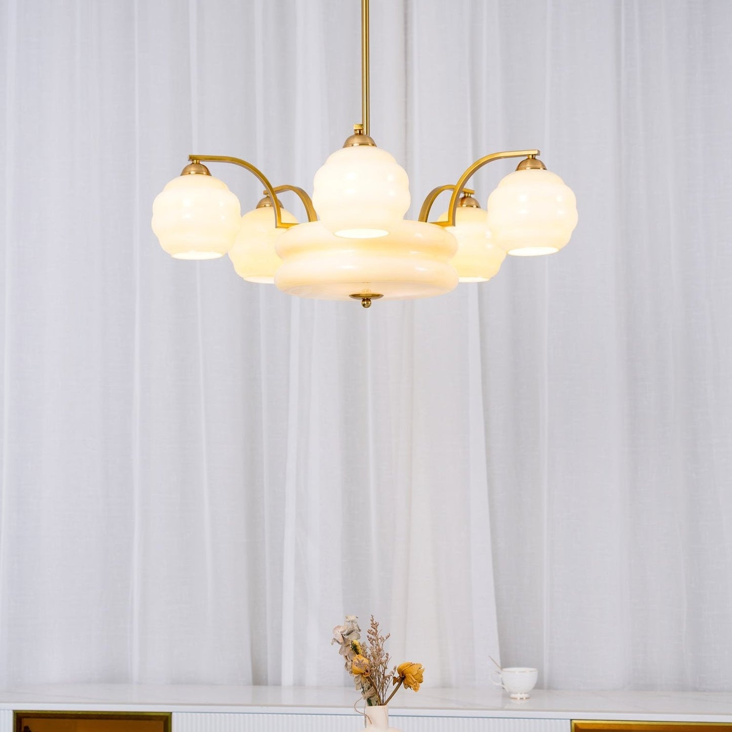 Art Deco Vintage Chandelier - YIOSI