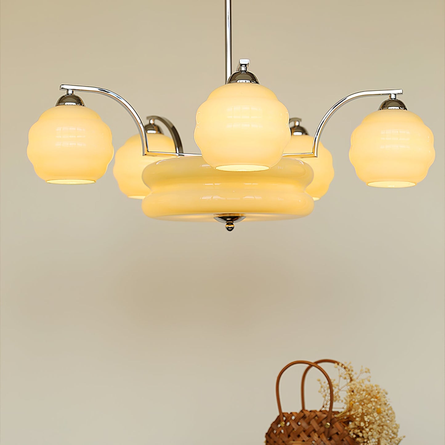 Art Deco Vintage Chandelier - YIOSI