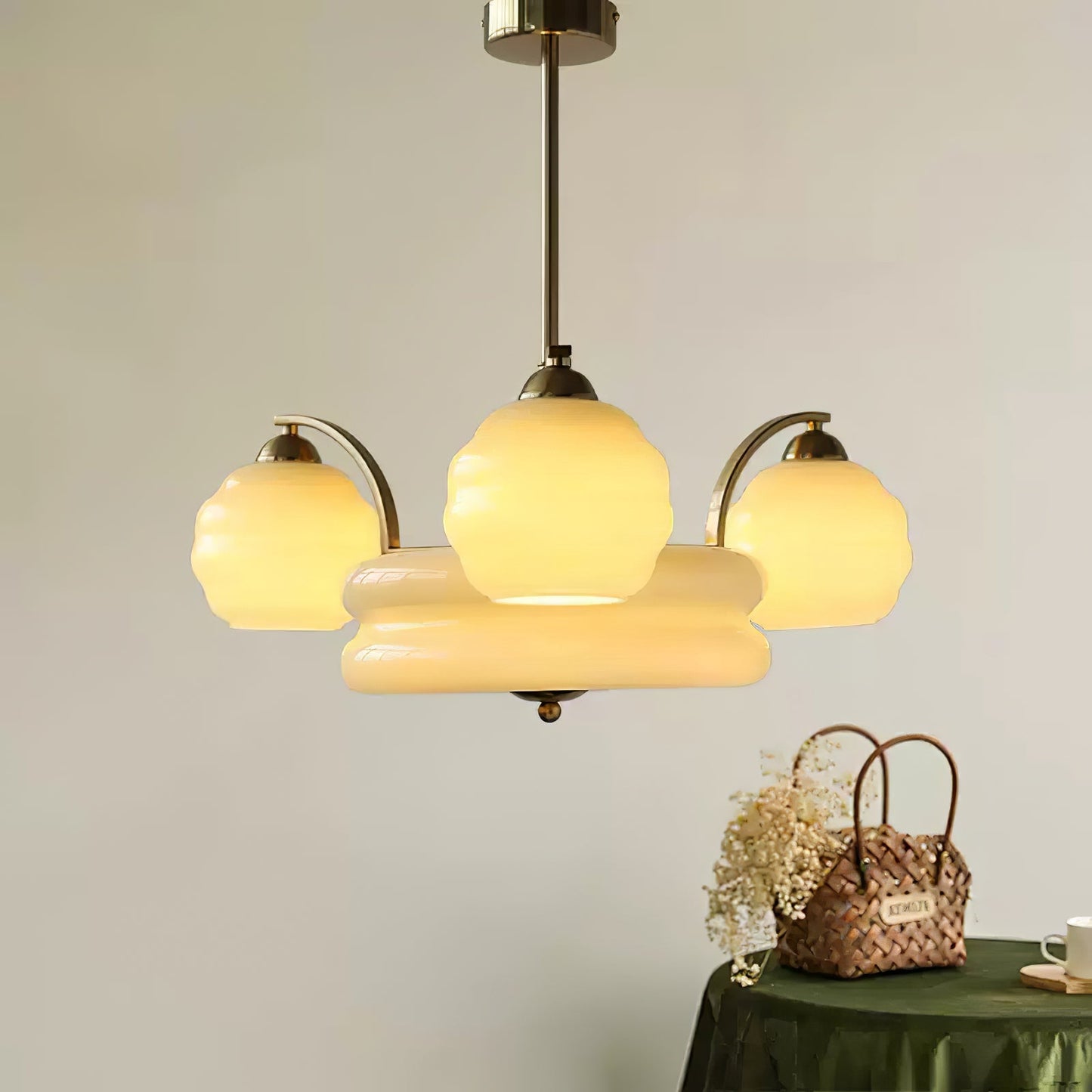 Art Deco Vintage Chandelier - YIOSI