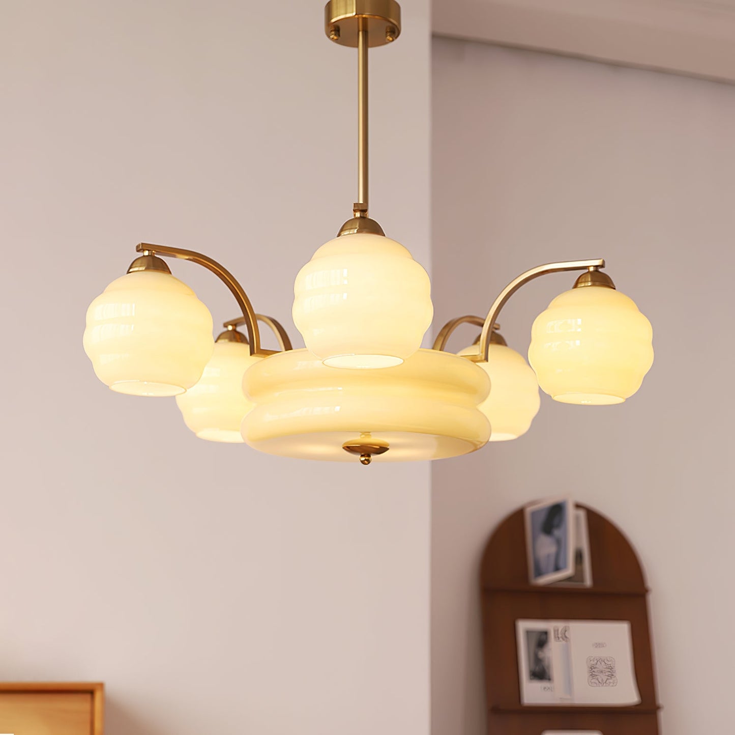Art Deco Vintage Chandelier - YIOSI