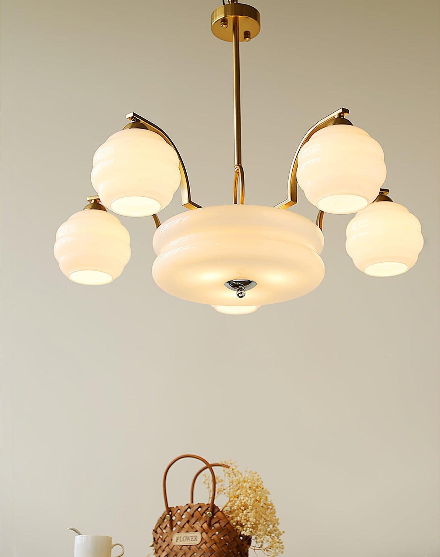 Art Deco Vintage Chandelier - YIOSI