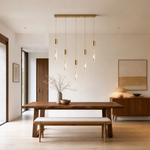 Aspen Linear Hand-Blown Glass Pendant 47"