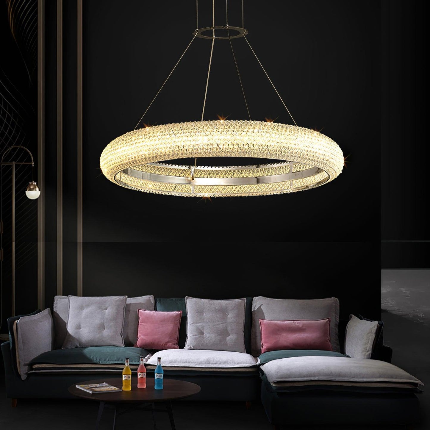 Asscher Ring Chandelier - YIOSI