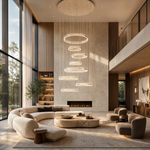 Astrale Staircase Cascade Chandelier