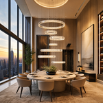 Astrale Staircase Cascade Chandelier